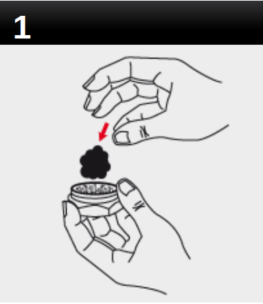 how to use original quick grinder: setep 1